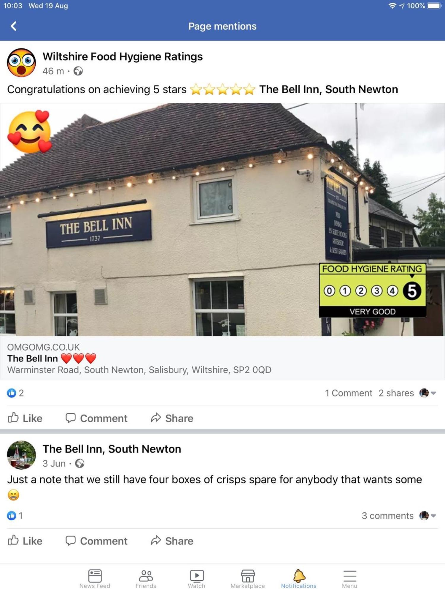 The Bell Inn Salisbury Buitenkant foto